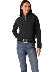 Heine Bluza w kolorze czarnym rozmiar: 38. Czarne bluzy bez kaptura damskie Heine. Za 78.47 zł.
