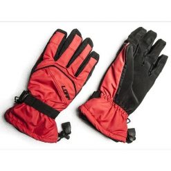 Rękawiczki zimowe Loap Vista czerwone 2xl. Czarne rękawiczki damskie Winter-grip, na zimę, bez wzorów. Za 170.99 zł.