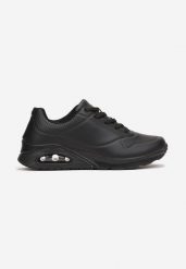 Czarne Sznurowane Buty Sportowe z Perforacją na Nosku Sportisa. Czarne buty sportowe na co dzień męskie Born2be, bez zapięcia. Za 139.99 zł.