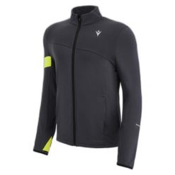 Sweter zapinany na zamek błyskawiczny Macron Run FCC Amos 3D. Szare kardigany męskie Macron, m, bez wzorów, sportowe, bez kołnierzyka. Za 375.50 zł.