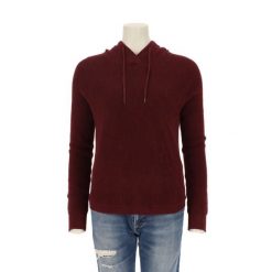 Second life - Damska bordowa bluza z kapturem - Stan bardzo dobry. Czerwone bluzy z kapturem damskie Ralph Lauren. Za 127.76 zł.