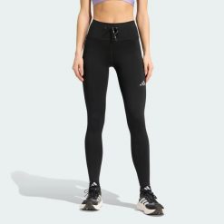 Legginsy Run Essentials Winterized Full Length. Czarne legginsy damskie Adidas, l, bez wzorów, z elastanu. Za 259.00 zł.