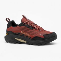 Buty turystyczne męskie Merrell Speed Remix GTX wodoodporne. Brązowe buty trekkingowe męskie MERRELL, z gore-texu, bez zapięcia, trekkingowe, gore-tex. Za 619.99 zł.