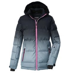 Kurtka dziewczęca Killtec KSW 330. Czarne kurtki narciarskie i snowboardowe damskie KILLTEC, m, bez wzorów, z materiału, z kapturem, narciarskie. Za 354.75 zł.