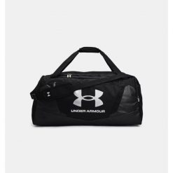 Torba sportowa Under Armour Undeniable 5.0 LG. Czarne torby podróżne damskie Under Armour, bez wzorów. Za 189.99 zł.