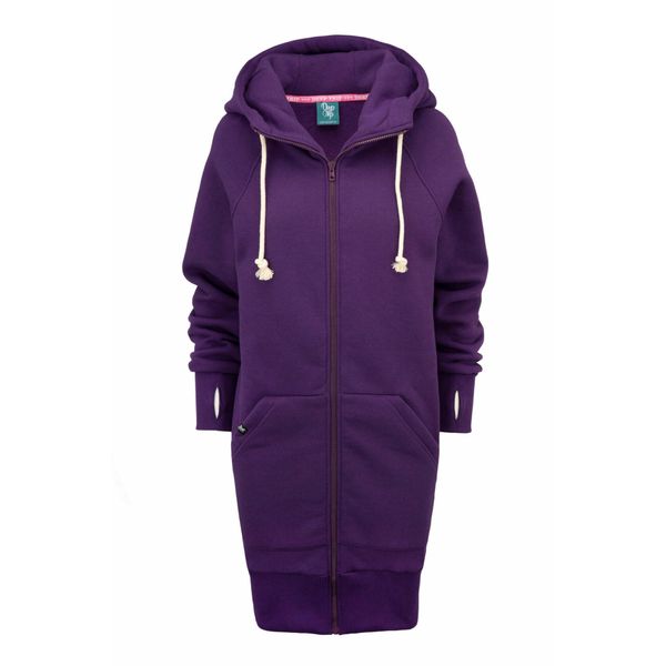 Bluza sportowa rozpinana z kapturem damska DEEP TRIP Luzak. Fioletowe bluzy sportowe damskie DEEP TRIP, m, bez wzorów, bez ramiączek, z kapturem. Za 389.00 zł.