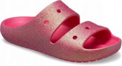 Klapki Dla Dorosłych Crocs Crocs Classic Iridescent Glitter. Czerwone klapki i japonki męskie Crocs, z materiału. Za 159.99 zł.