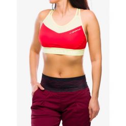 Stanik sportowy La Sportiva Wafaa Top. Czerwone biustonosze sportowe damskie La Sportiva, bez wzorów. Za 214.99 zł.