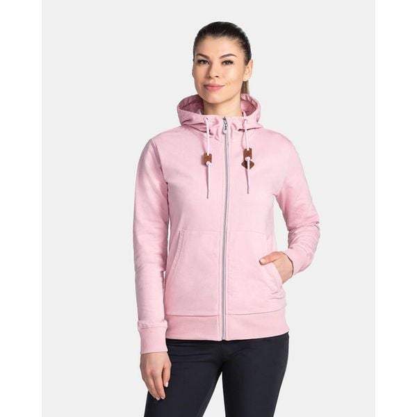 Damska bawełniana bluza Kilpi TARALI-W. Czerwone bluzy bez kaptura damskie Kilpi, xs, z bawełny. Za 179.35 zł.