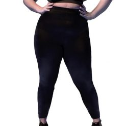 Legginsy sportowe Tights Massage Effekt - Plus Size. Czarne legginsy sportowe damskie ANITA ACTIVE, plus size, bez wzorów, z materiału, na fitness i siłownię. Za 572.00 zł.