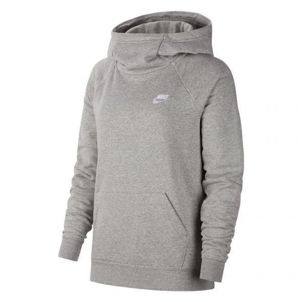 Damska Bluza Z Kapturem Essentials Funnel Neck. Szare bluzy z kapturem damskie Nike, s. Za 234.99 zł.