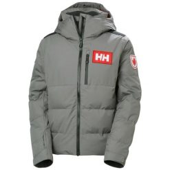 Damska kurtka narciarska z kapturem Helly Hansen Kvitfjell Race. Szare kurtki damskie Helly Hansen, l, bez wzorów, z dzianiny, z kapturem. Za 1,612.00 zł.
