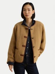 LAUREN RALPH LAUREN Kurtka przejściowa 297P23442004 Beżowy ciemny Regular Fit. Brązowe kurtki damskie Lauren Ralph Lauren, s, bez wzorów, z syntetyku, bez kaptura. Za 1,599.00 zł.