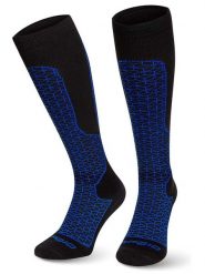 Spaio Skarpety funkcyjne "Breeze" w kolorze czarno-niebieskim rozmiar: 41-43. Czarne skarpetki męskie Spaio, bez wzorów, z materiału. Za 65.99 zł.