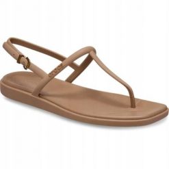 Japonki Dla Dorosłych Crocs Miami Thong Flip. Brązowe klapki i japonki męskie Crocs, z materiału. Za 199.99 zł.