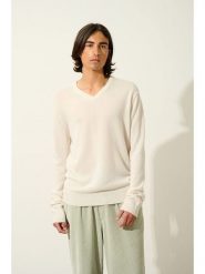 AUTHENTIC CASHMERE Kaszmirowy sweter "Timeo" w kolorze kremowym rozmiar: L. Brązowe swetry męskie AUTHENTIC CASHMERE, l, bez wzorów, z kaszmiru, bez kołnierzyka. Za 413.99 zł.