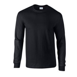 Ultra Bawełniana Koszulka Z Długim Rękawem Unisex Dla Dorosłych. Czerwone bluzki damskie Gildan, xl, bez wzorów, z bawełny, sportowe, bez kołnierzyka, bez ramiączek. Za 92.99 zł.
