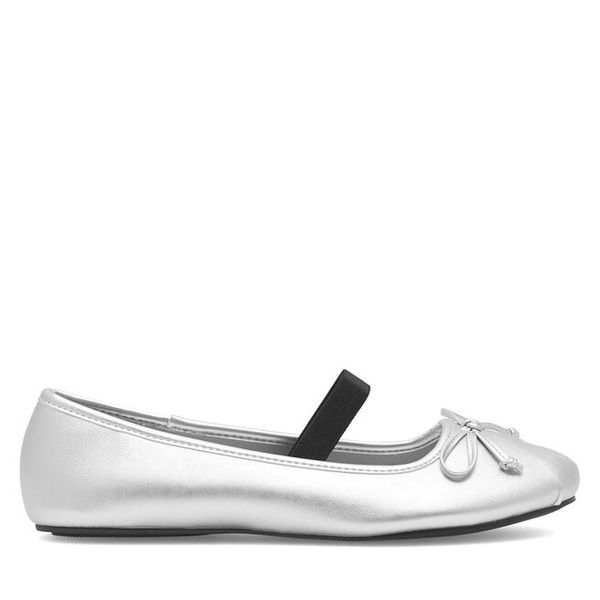 Baleriny Jenny Fairy. Szare baleriny damskie Jenny Fairy, bez wzorów, bez obcasa. Za 59.99 zł.