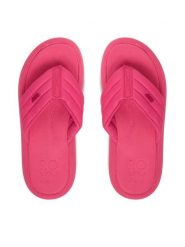 Roxy Japonki CEOWB-3CK003 Różowy. Czerwone klapki damskie Roxy, bez wzorów, ze skóry, bez obcasa. Za 129.99 zł.