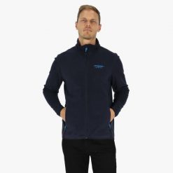 Bluza polarowa turystyka męska Swedemount Tromsö Fleece. Niebieskie bluzy bez kaptura męskie SWEDEMOUNT, m, z polaru. W wyprzedaży za 152.99 zł.