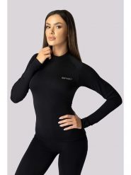 Spaio Koszulka termiczna "Alpha" w kolorze czarnym rozmiar: M. Czarne bluzki sportowe damskie Spaio, m, bez wzorów, z materiału, bez ramiączek. Za 196.24 zł.