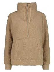 CMP Bluza polarowa w kolorze beżowym rozmiar: 42. Brązowe bluzy bez kaptura damskie CMP, z polaru. Za 234.95 zł.