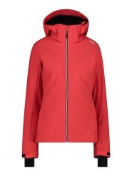 CMP Kurtka narciarska w kolorze czerwonym rozmiar: 46. Czerwone kurtki narciarskie i snowboardowe damskie CMP, bez wzorów, bez kaptura, narciarskie. Za 460.12 zł.