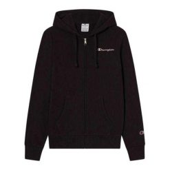 Damska Bluza Z Kapturem Zapinana Na Zamek Błyskawiczny. Czarne bluzy z kapturem damskie CHAMPION. Za 318.99 zł.