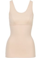 Top wyszczuplający shape, silny stopień modelowania sylwetki. Czarne bielizna wyszczuplająca bonprix, z koronki. Za 97.99 zł.