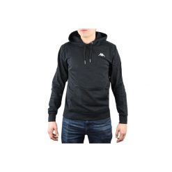 Kappa Vend Hooded, męska bluza. Czarne bluzy bez kaptura męskie Kappa, m, z bawełny. Za 99.99 zł.