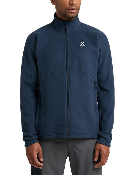 Haglöfs Kurtka polarowa "Buteo" w kolorze granatowym rozmiar: XL. Niebieskie kurtki damskie Haglöfs, s, bez wzorów, z materiału, bez kaptura. Za 314.75 zł.