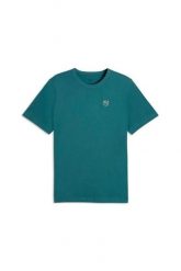 Puma Essentials Elevated, T-Shirt Uomo - Nero, Verde, Beige. Zielone t-shirty męskie Puma, xl, bez wzorów, z jersey, bez kołnierzyka. Za 70.85 zł.