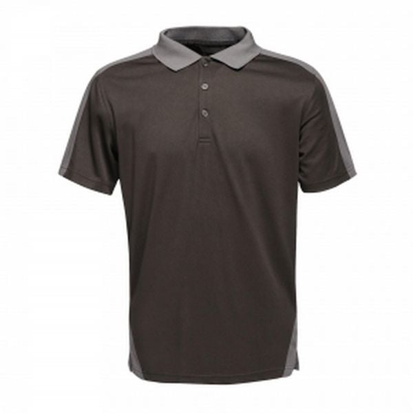 Męska Koszulka Polo Contrast. Niebieskie koszulki polo męskie Regatta, l, bez wzorów, z materiału, bez ramiączek. Za 155.99 zł.