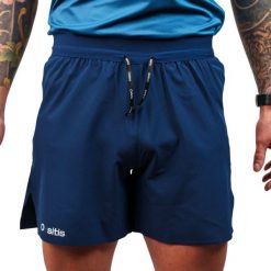 Szorty Oxsitis X-train. Niebieskie szorty męskie OXSITIS, m, z materiału, na fitness i siłownię. Za 301.00 zł.