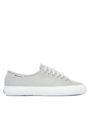 Superga Tenisówki 3750 Jersey Lame Leggera Low Top S4135ZW Srebrny. Szare trampki i tenisówki damskie Superga, bez wzorów, z jersey. Za 319.99 zł.