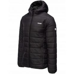 Kurtka przejściowa dla mężczyzn Hi-tec Core Aron. Czarne kurtki męskie Hi-tec, m, bez wzorów, sportowe, bez kaptura. W wyprzedaży za 129.00 zł.
