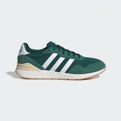 Buty Run 60s 4.0. Białe buty trekkingowe męskie Adidas, bez zapięcia, trekkingowe. Za 259.00 zł.