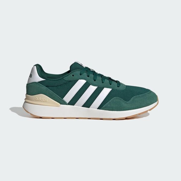 Buty Run 60s 4.0. Białe buty trekkingowe męskie Adidas, bez zapięcia, trekkingowe. Za 259.00 zł.