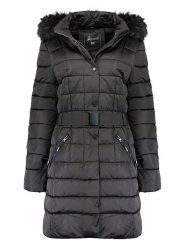Geographical Norway Płaszcz pikowany "Anemone" w kolorze czarnym rozmiar: XXL. Czarne płaszcze damskie Geographical Norway, xxl, bez wzorów, z tkaniny. Za 230.00 zł.