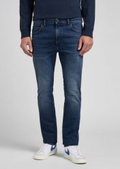 MĘSKIE SPODNIE JEANSOWE LEE RIDER MID PORTER L701QCRS 112144387. Spodnie materiałowe męskie Lee, bez wzorów, z jeansu. Za 229.99 zł.
