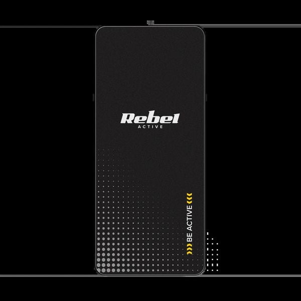 Plecak torba Rebel do SUP modeli RBA-4500 i RBA-4501. Czarne plecaki męskie REBEL ACTIVE, bez wzorów, z materiału. Za 59.00 zł.
