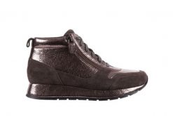 Trampki Bayla-018 SW-1710 Grey Pewter, Srebrny, Skóra naturalna - 40. Szare trampki i tenisówki damskie Bayla, z aplikacjami, z jeansu. W wyprzedaży za 134.10 zł.