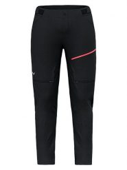 Salewa Spodnie kolarskie Zipp-Off "Vento Hemp/Durastretch" w kolorze czarnym rozmiar: M. Czarne spodnie materiałowe męskie Salewa, bez wzorów, sportowe. Za 323.50 zł.