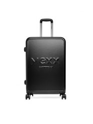 MEXX Walizka średnia MEXX-M-034-05 BLACK Czarny. Czarne walizki Mexx, bez wzorów, średnie. Za 319.99 zł.
