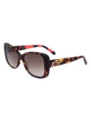 Moschino Damskie okulary przeciwsłoneczne w kolorze brązowo-beżowym rozmiar: 56. Brązowe okulary przeciwsłoneczne damskie MOSCHINO. Za 228.38 zł.