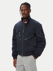 Aeronautica Militare Kurtka bomber 262AB3077UCT04361 Granatowy Regular Fit. Niebieskie kurtki męskie AERONAUTICA MILITARE, m, bez wzorów, z syntetyku, bez kaptura. Za 2,029.00 zł.