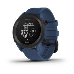 Zegarek GPS do golfa Approach S12, niebieski. Niebieskie zegarki męskie GARMIN, metalowe. Za 519.99 zł.