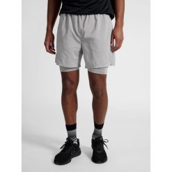 Szorty 2 w 1 Newline Fast. Szare szorty męskie Newline, do biegania. Za 279.50 zł.