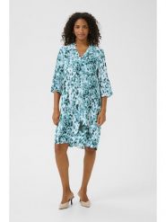 Kaffe Sukienka w kolorze turkusowo-niebieskim rozmiar: 38. Niebieskie sukienki damskie Kaffe, na imprezę, s, bez wzorów, z wiskozy, klasyczne, bez kołnierzyka, bez ramiączek, midi. Za 156.61 zł.