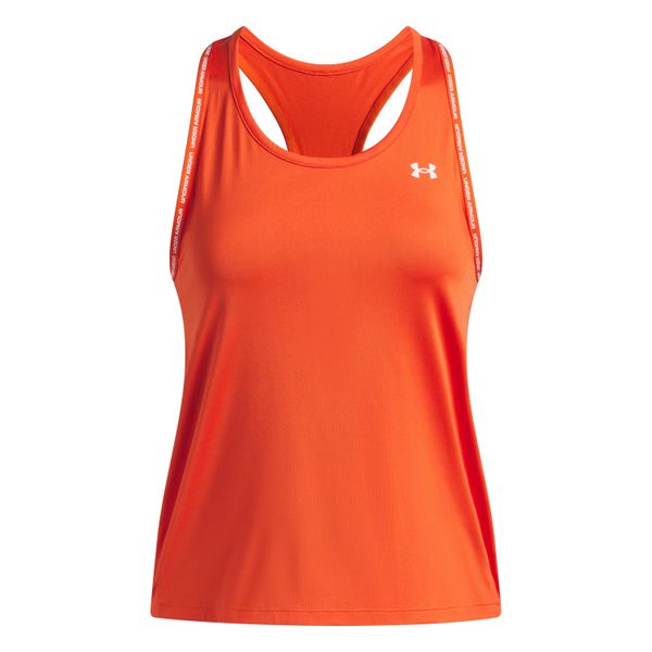 Damski tank top Under Armour Tech Knockout. Brązowe topy sportowe damskie Under Armour, xs, bez wzorów, z materiału, bez ramiączek. Za 173.62 zł.